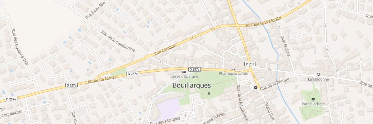 Plan du 37 Rte de Nîmes à Bouillargues