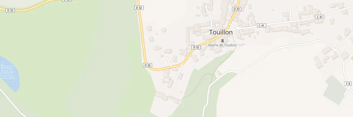 Plan du 5 Rte de Fontenay à Touillon