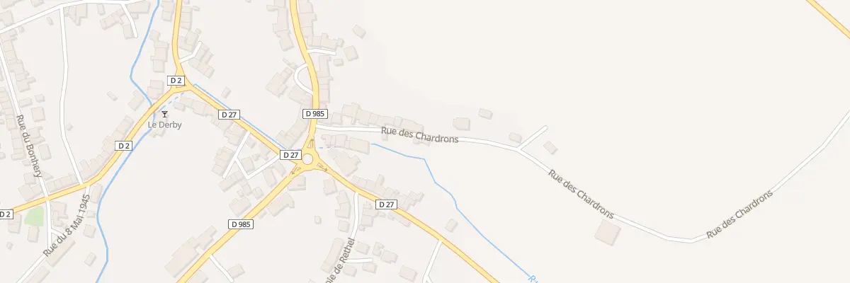 Plan du 10 Rue des Chardrons à Signy-l’Abbaye