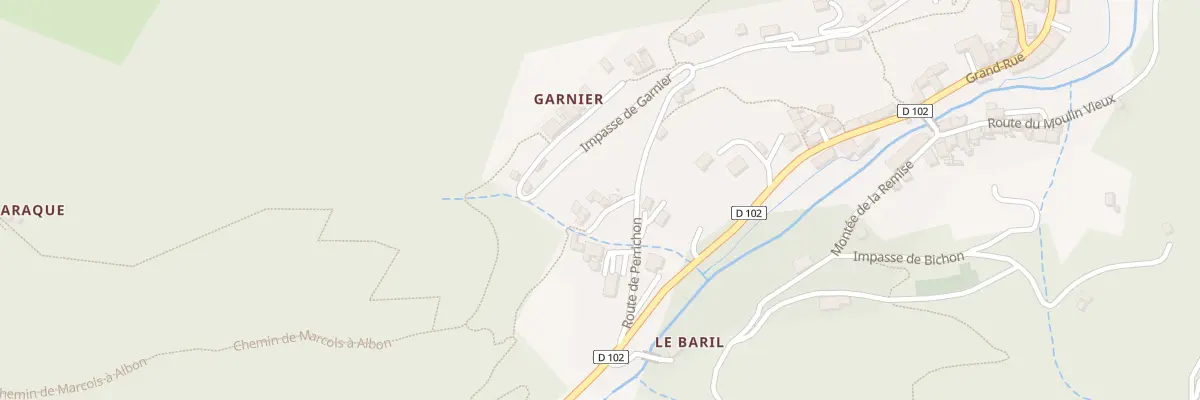 Plan du 5044 Le Bourg à Albon-d’Ardèche