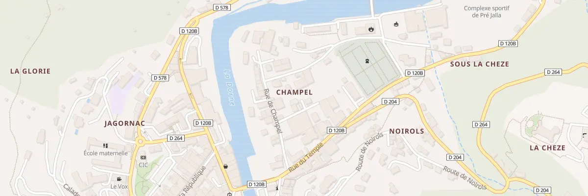 Plan du 5A Rue du Patronage au Cheylard