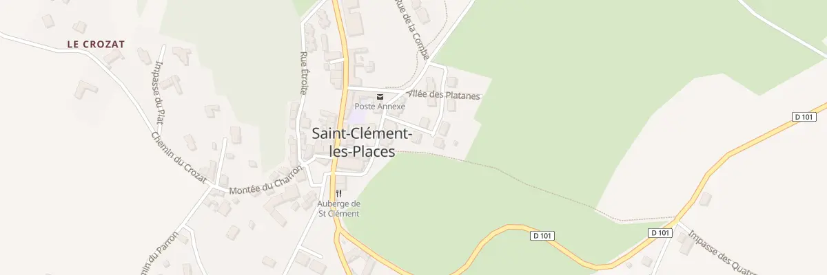 Plan du 110 Imp des Acacias à Saint-Clément-les-Places