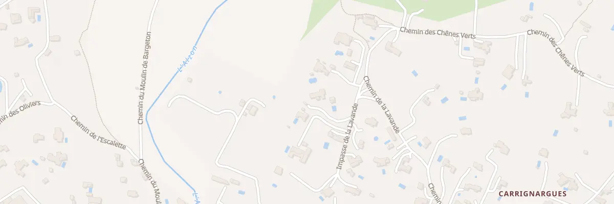 Plan du 9048 Che de la Lavande à Uzès