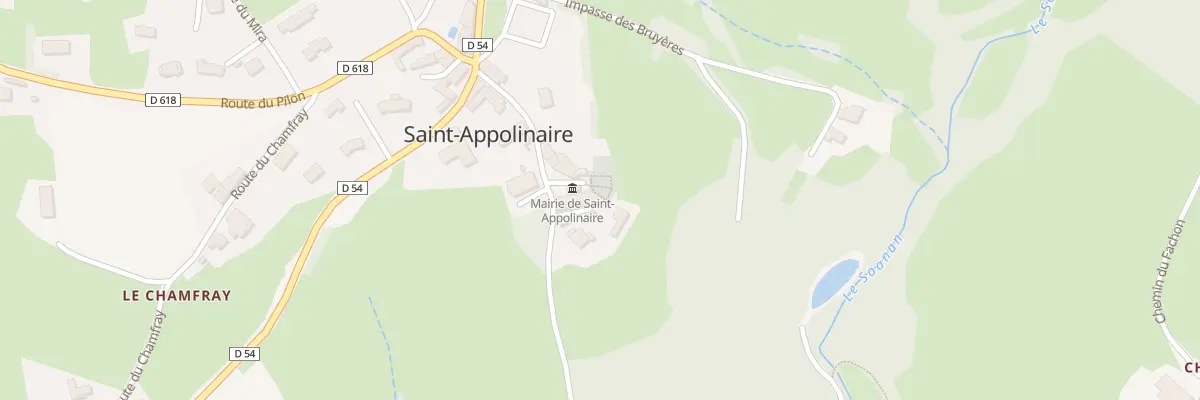 Plan du 57 Rue de la Cime du Bourg à Saint-Appolinaire