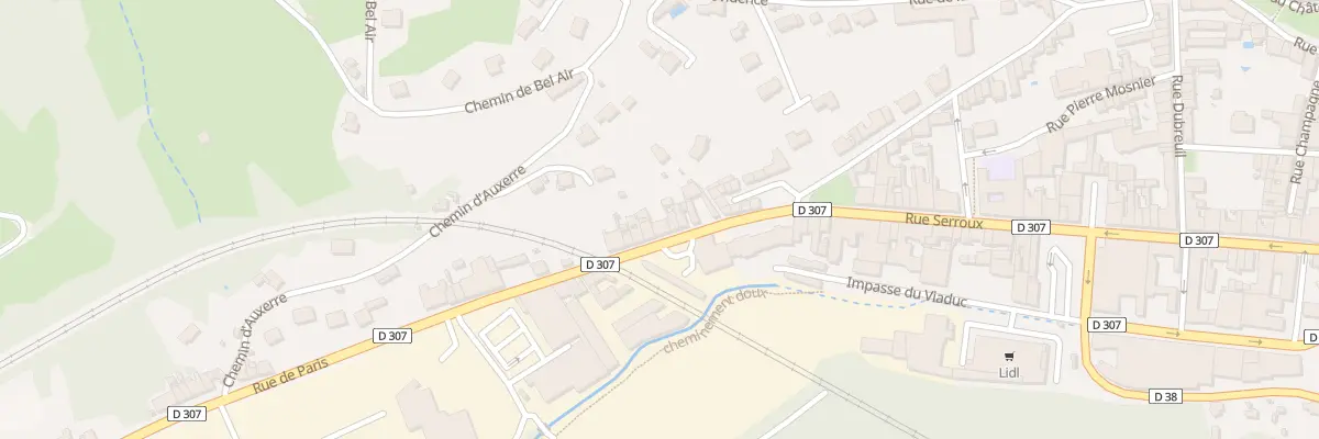 Plan du 52 Rue DE PARIS à Tarare