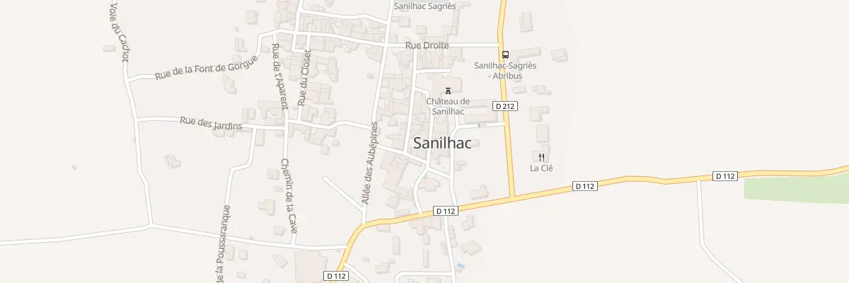 Plan du 5018 Rue de la Mairie à Sanilhac-Sagriès