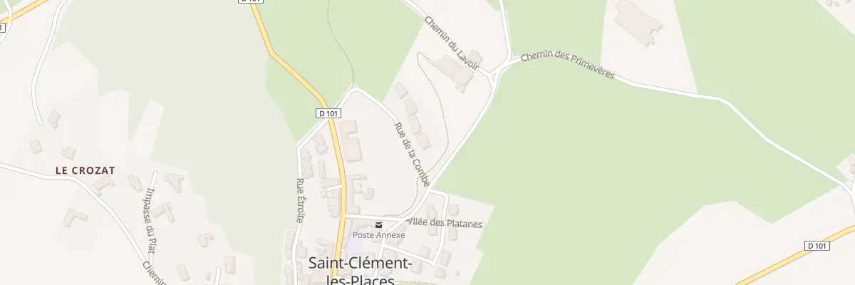 Plan du 4 La Combe à Saint-Clément-les-Places
