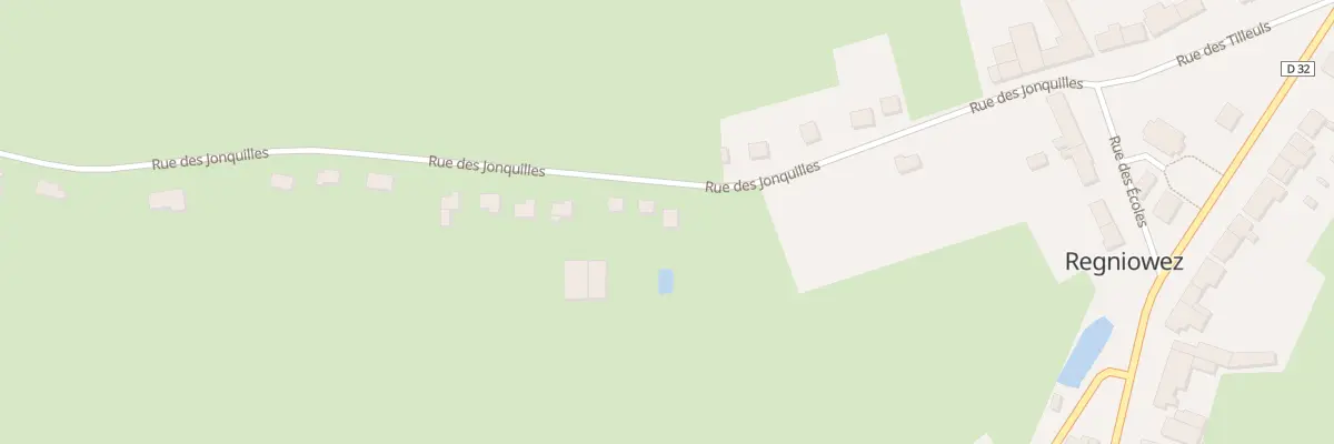 Plan du 5 Rue des Jonquilles à Regniowez