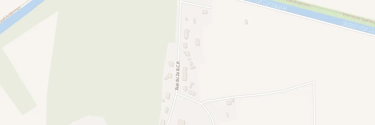 Plan du 18 Rue du 2e B.C.P à Thugny-Trugny