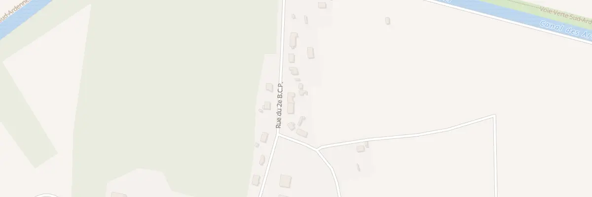 Plan du 16 Rue du 2e B.C.P à Thugny-Trugny