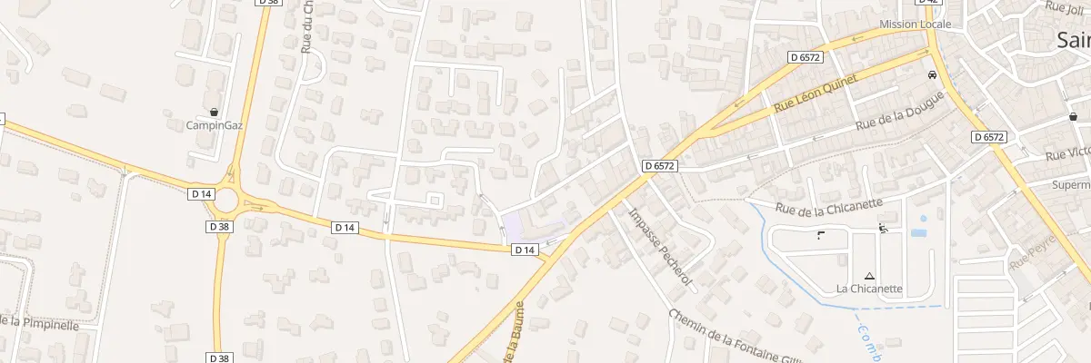Plan du 14 Rue de la Foudre à Saint-Gilles