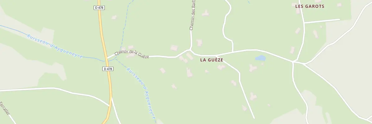 Plan du 240 Che de la Gueze à Saint-Jean-Roure