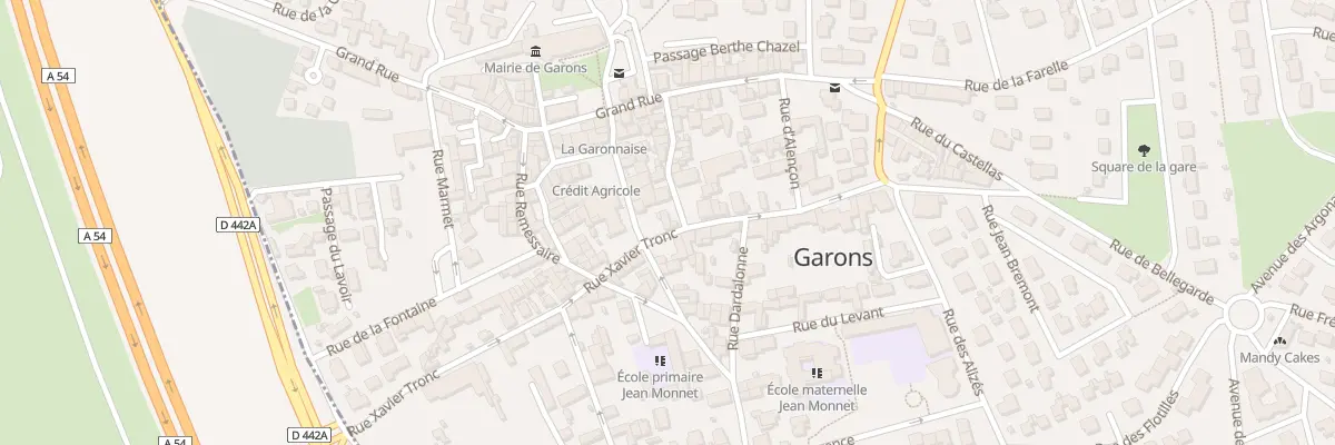Plan du 35 Rue Xavier Tronc à Garons