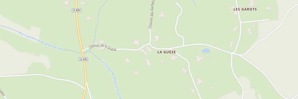 Plan du 250 Che de la Gueze à Saint-Jean-Roure
