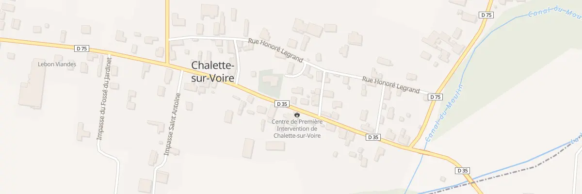 Plan du 39 Le Village à Chalette-sur-Voire
