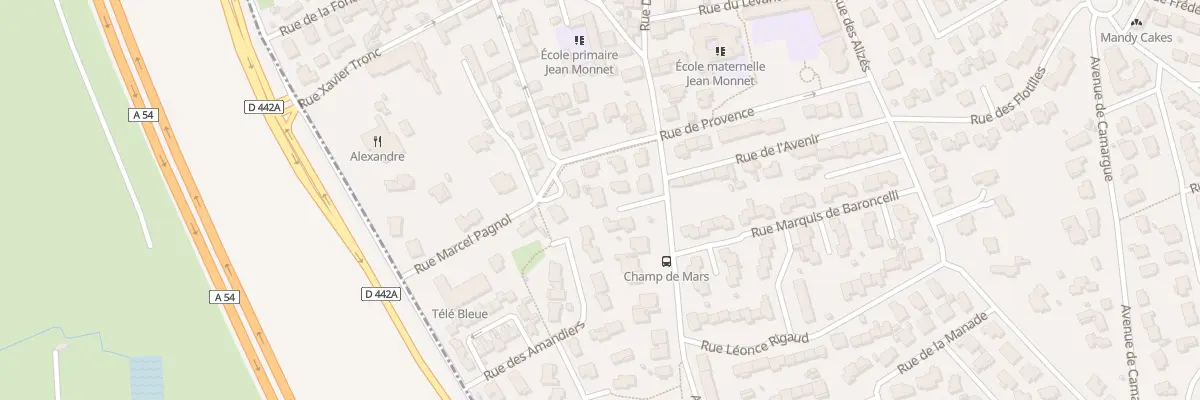 Plan du 12 Imp Augustin Batte à Garons