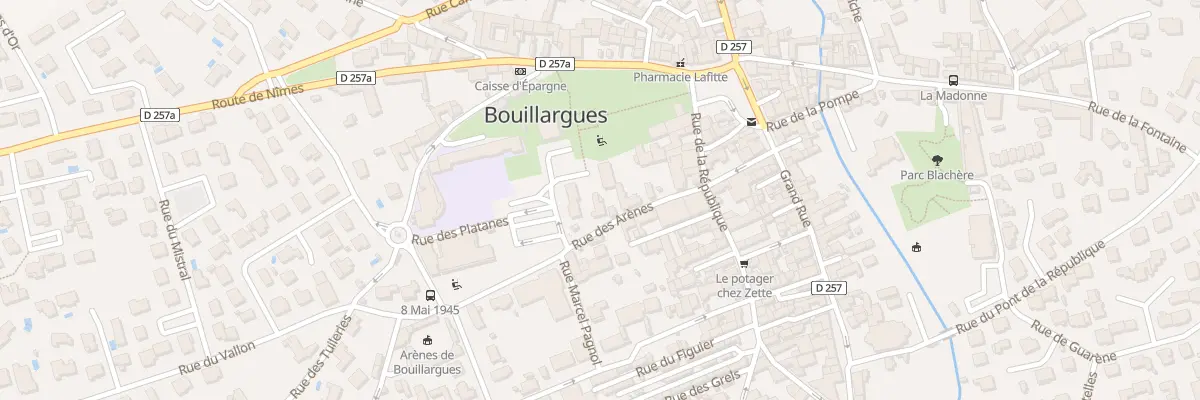 Plan du 10 Rue des Arènes à Bouillargues