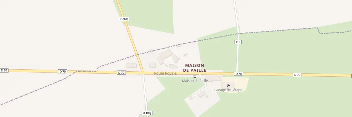 Plan du 24 Rte Royale à Braux