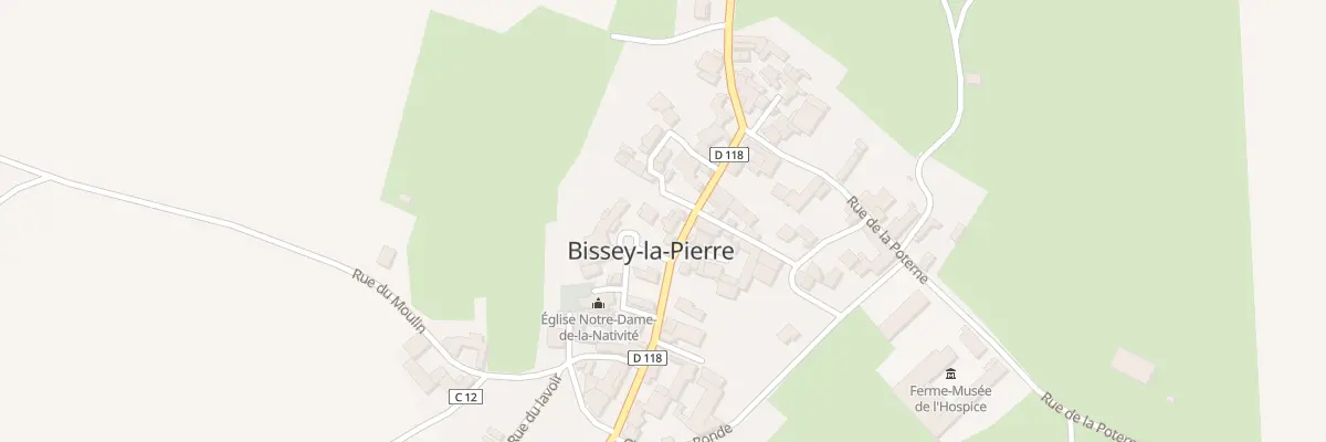 Plan du 14 Rue Saint Antoine à Bissey-la-Pierre