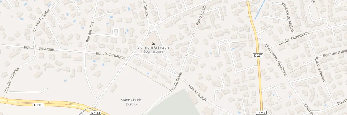 Plan du 121 Rue de la Paix à Bouillargues