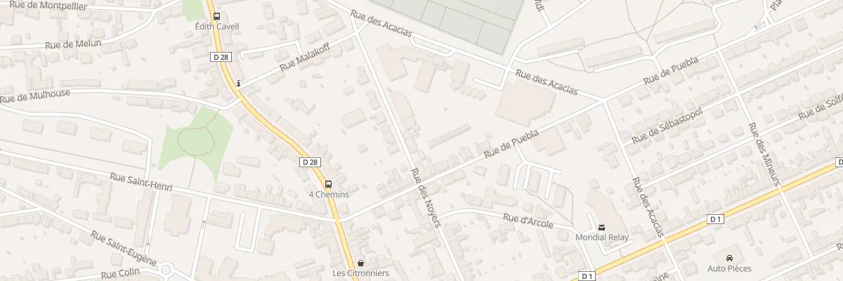 Plan du 11 Rue des Noyers au Creusot