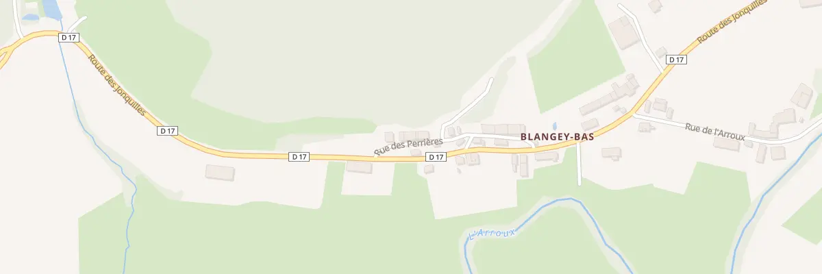 Plan du 10 Rue des Perrières à Jouey