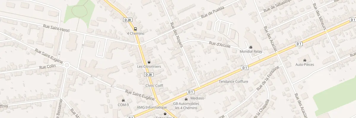 Plan du 30 Rue des Noyers au Creusot