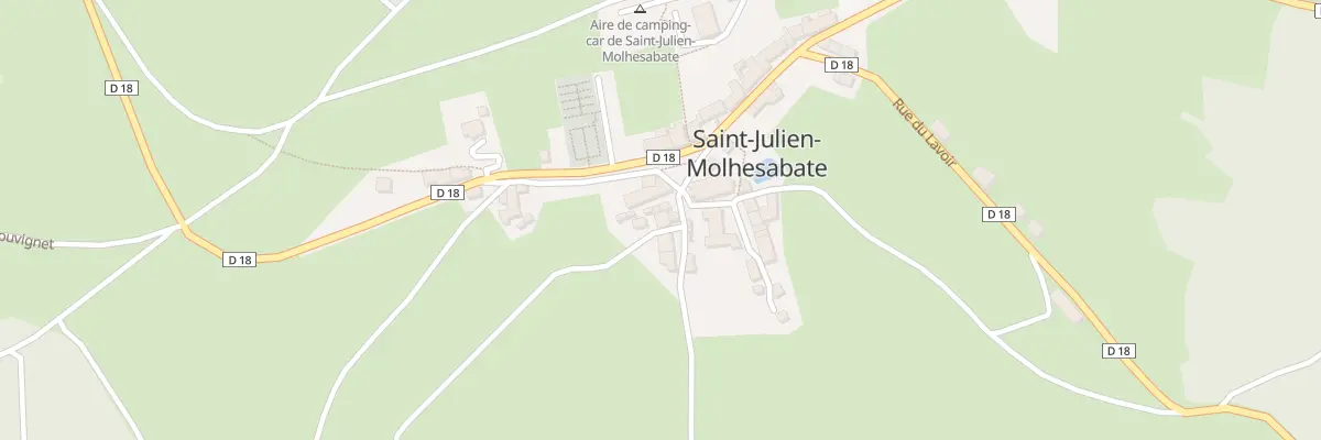 Plan du 5008 Le Bourg à Saint-Julien-Molhesabate