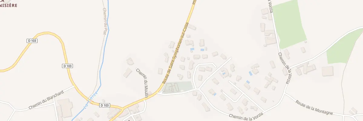 Plan du 208 Rte de St Symphorien s/Coise à Saint-Denis-sur-Coise