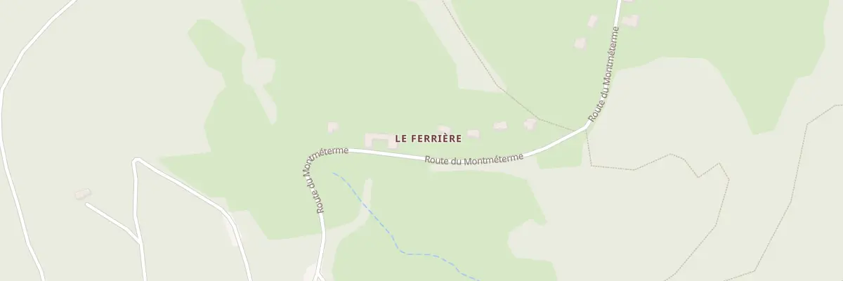 Plan du 2917 Rte du Montmeterme à Affoux