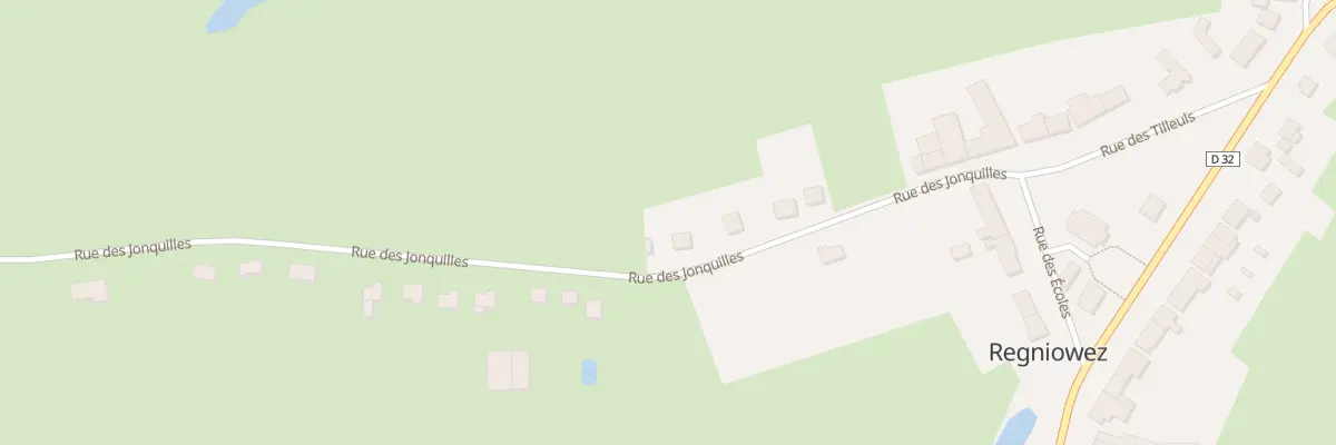Plan du 8 Rue des Jonquilles à Regniowez