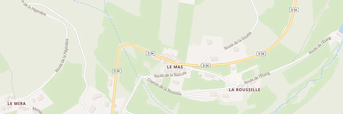 Plan du 395 Rte de la Croix de l’Orme à Saint-Appolinaire