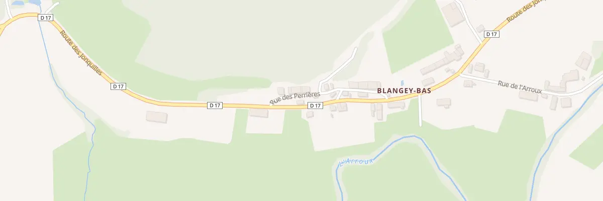 Plan du 1 Rue des Perrières à Jouey