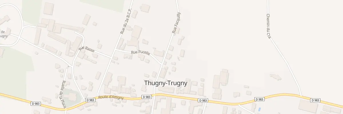 Plan du 2 Rue Facquilly à Thugny-Trugny