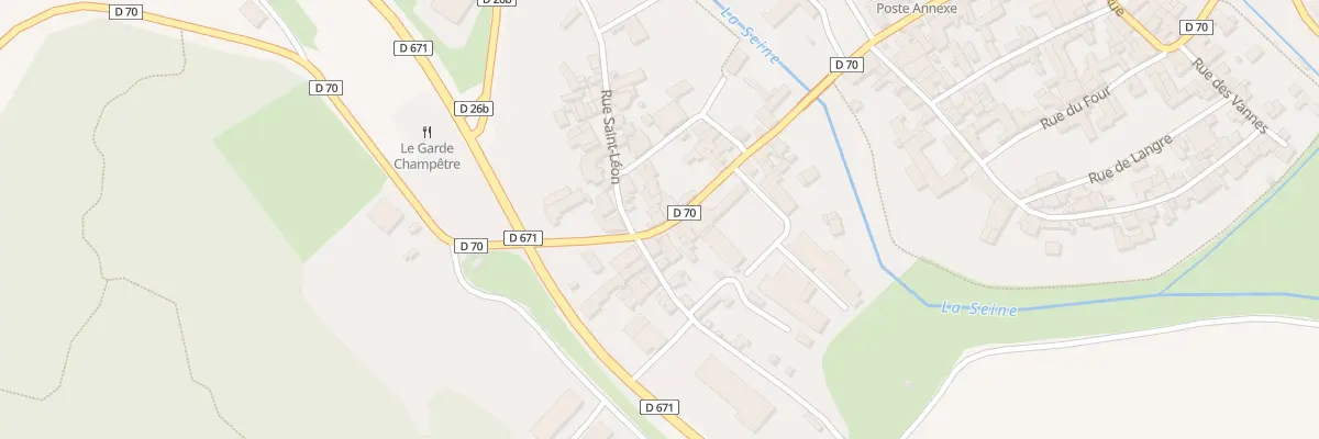 Plan du 12 Rue de la Gare à Gyé-sur-Seine