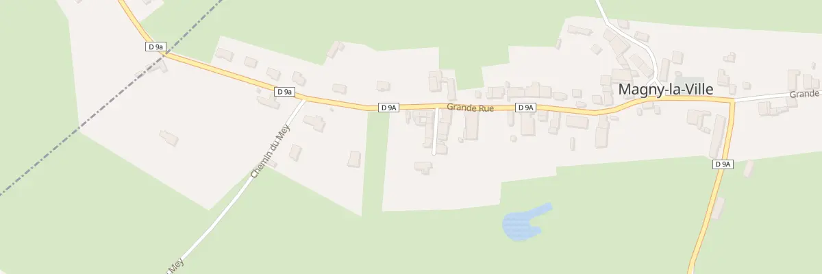 Plan du 8 Grande Rue à Magny-la-Ville