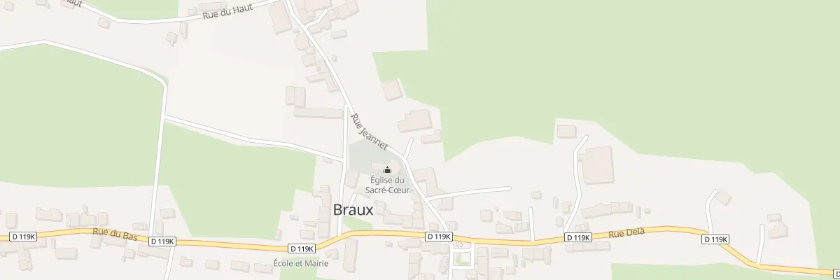Plan du 6 Rue Jeannet à Braux