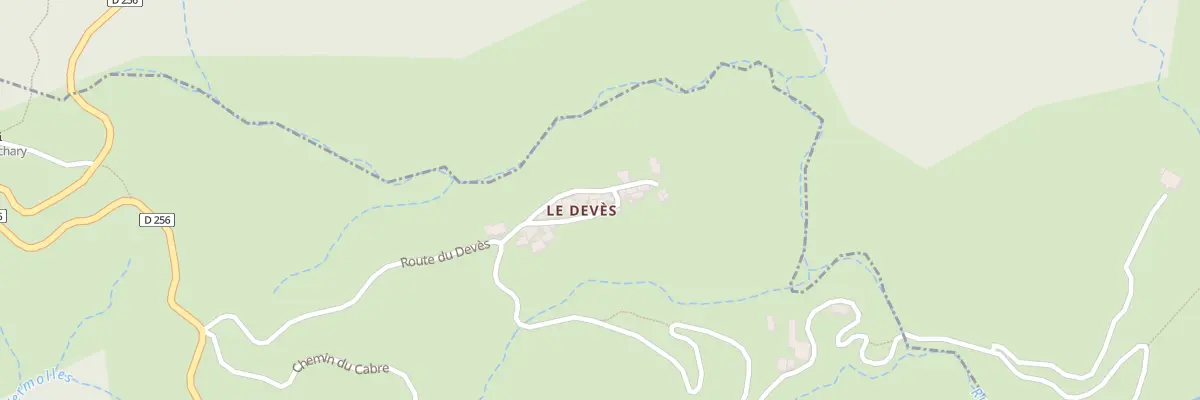 Plan du 5180 Le Deves à Saint-Michel-de-Boulogne