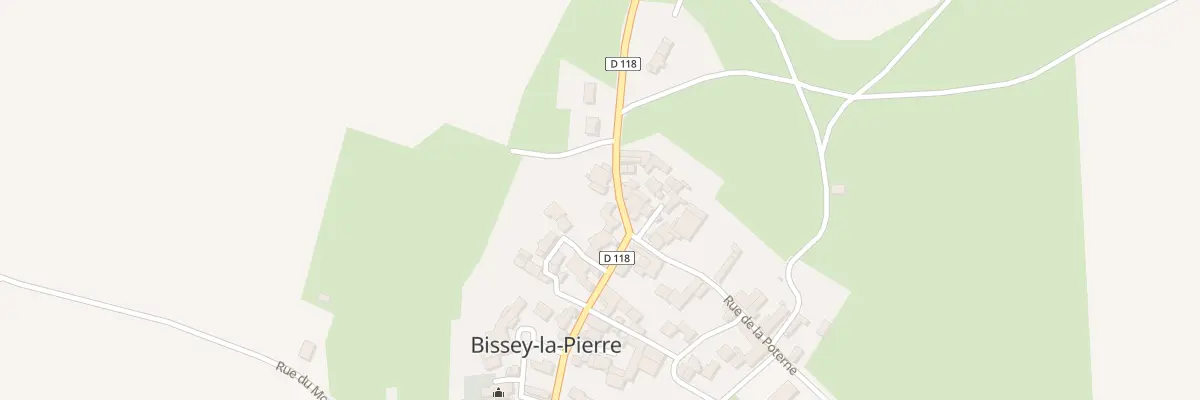 Plan du 6 Rue Saint Antoine à Bissey-la-Pierre
