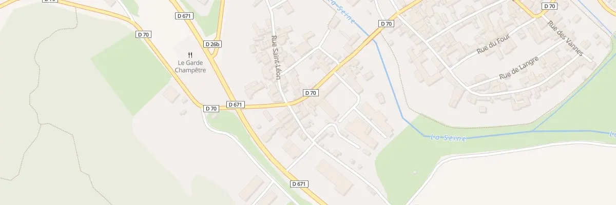Plan du 17 Rue de la Gare à Gyé-sur-Seine