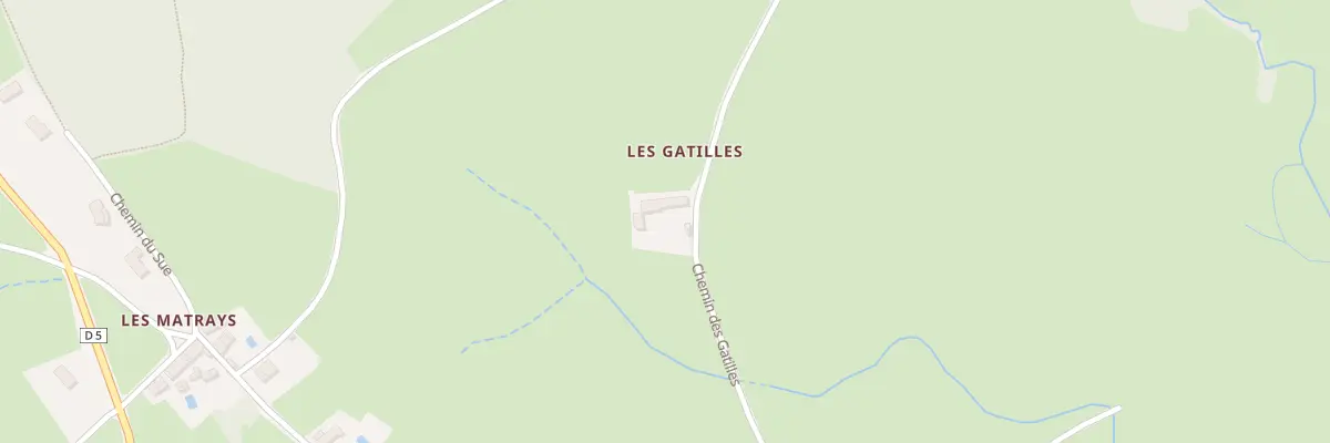 Plan du 5133 Les Gatilles à Aigueperse