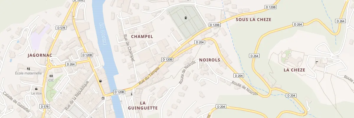 Plan du 4 Rte de St Christol au Cheylard
