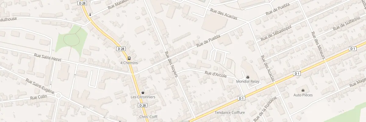 Plan du 41 Rue Puebla au Creusot