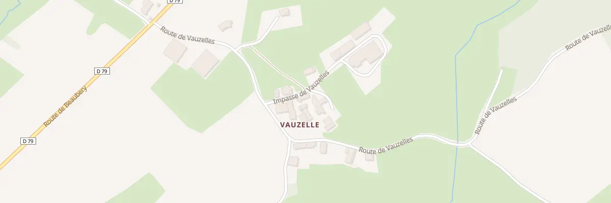 Plan du 70 Imp de Vauzelles à Suin