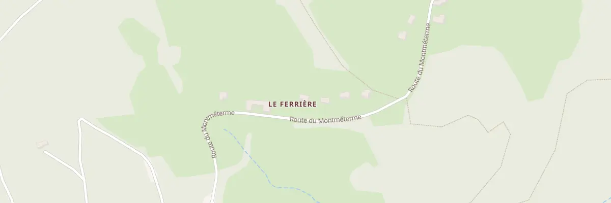 Plan du 2921 Rte du Montmeterme à Affoux