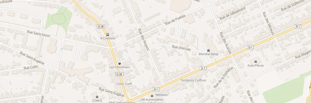 Plan du 19A Rue des Noyers au Creusot