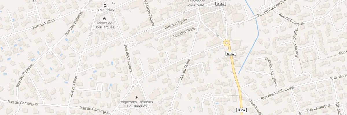 Plan du 5570 Rue de la Cave Coopérative à Bouillargues