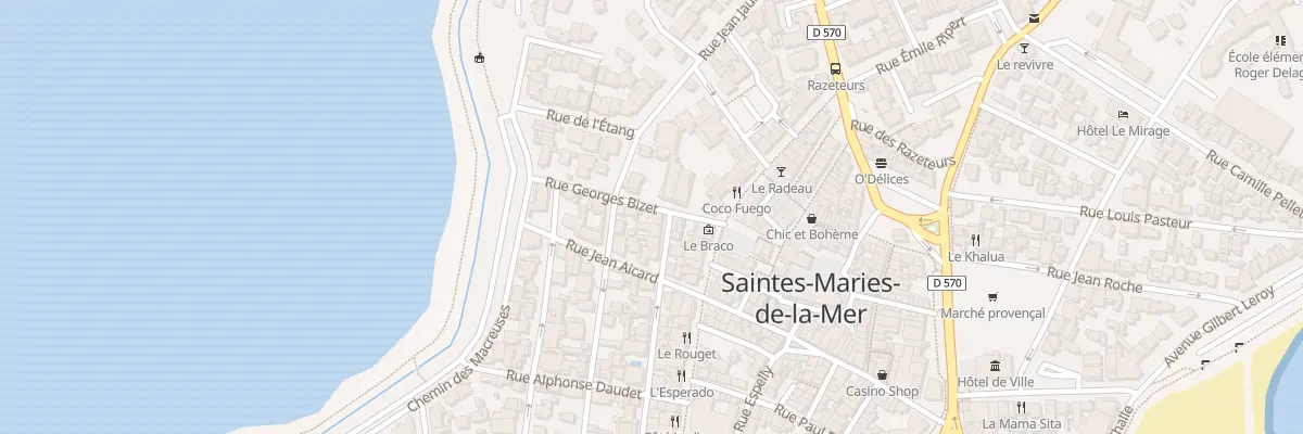 Plan du 23 Rue Sadi Carnot à Saintes-Maries-de-la-Mer
