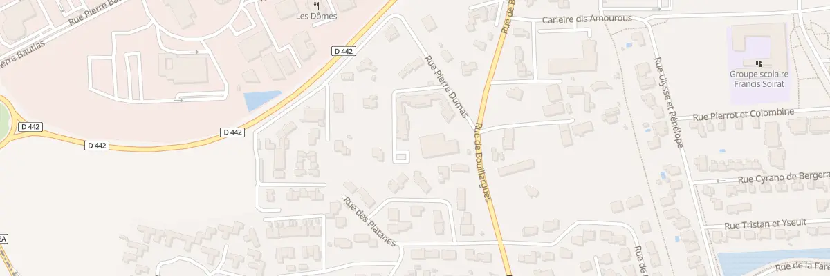 Plan du 1 Rue Pierre Dumas à Garons