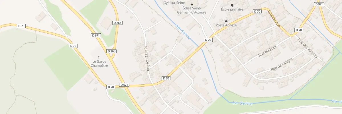 Plan du 5 Rue de Leutre à Gyé-sur-Seine